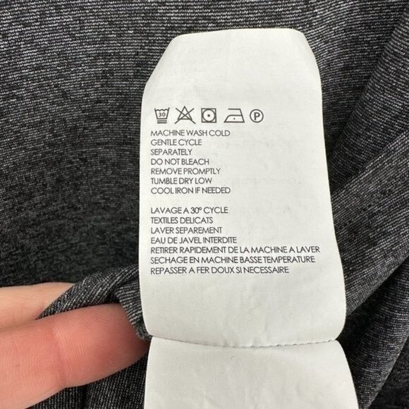 Club Monaco Krishel Gray Jersey Knit Sleeveless Wrap Pullover Small Dress - Picture 5 of 7